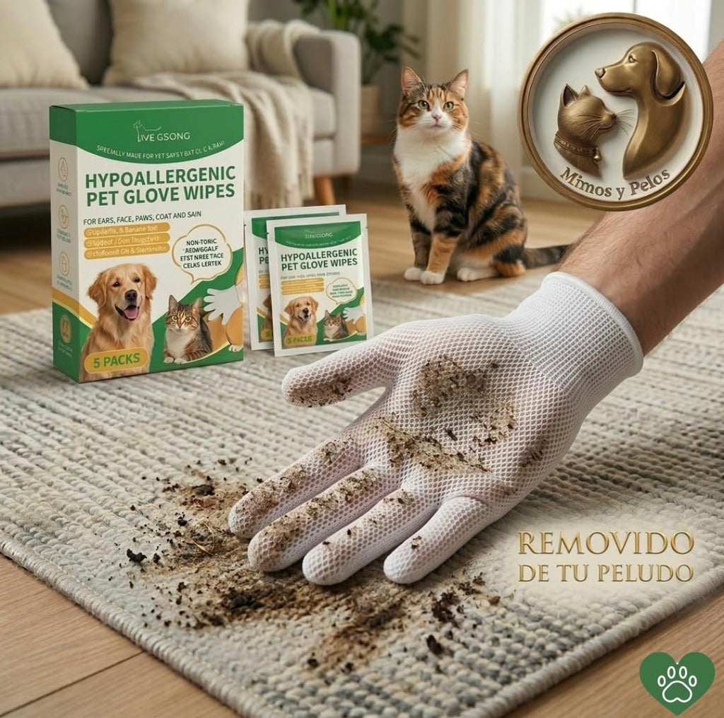 📦 Pack Ahorro: Guantes Limpiadores para Mascotas (20, 30 o 40 Uds) 🐾👇 Selecciona tu pack preferido: