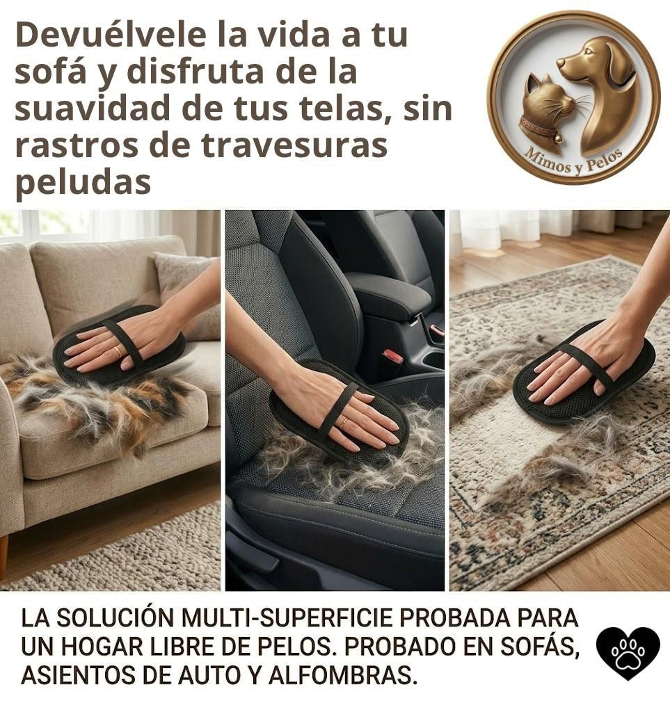 Pack 2 Unidades: Guante Quitapelos Multisuperficies — Oferta Especial 2 unidades (Paga al Recibir)