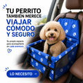 Asiento de Coche Impermeable y Seguro para Mascotas.
