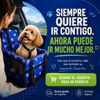 Asiento de Coche Impermeable y Seguro para Mascotas.