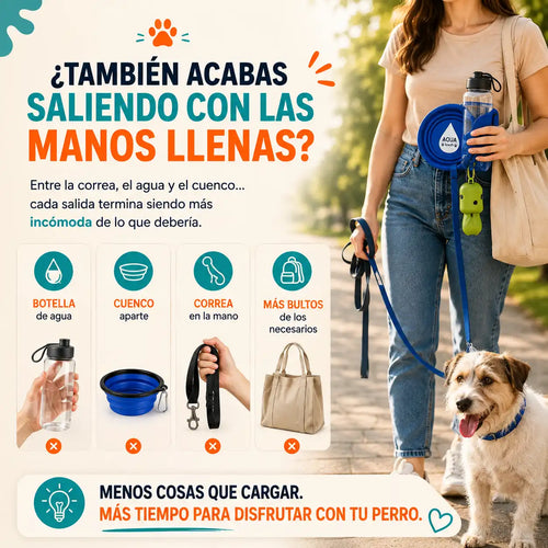 Correa Retráctil Multifunción 5- en -1 para Perros.